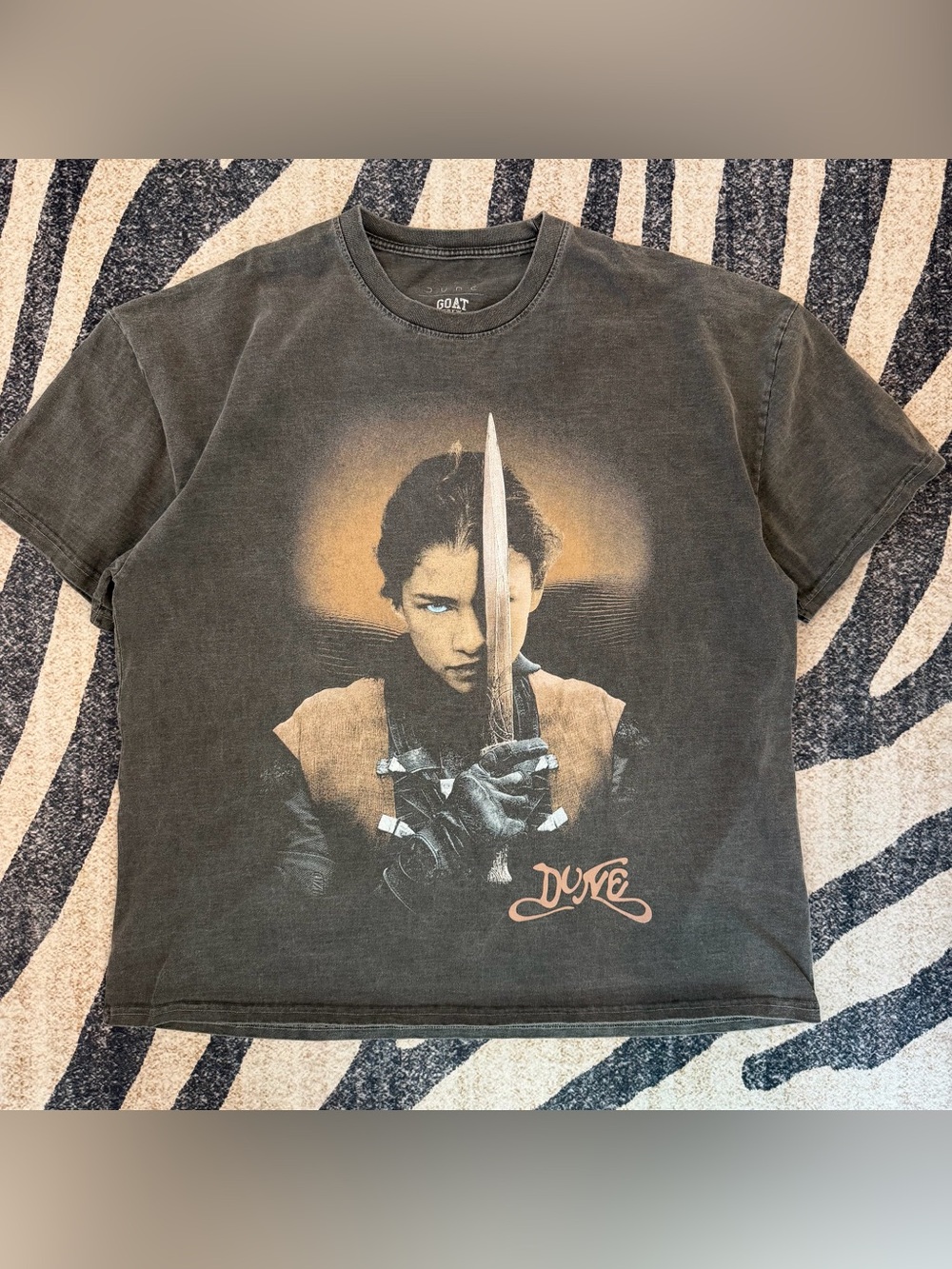 Dune Zendaya Chani Goat Crew Oversized Heavyweight T-Shirt 2XL EUC